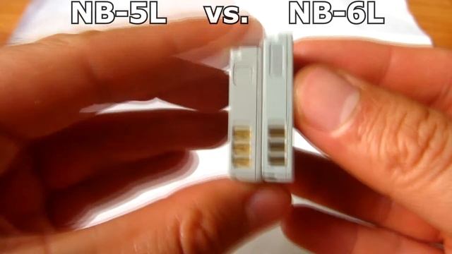 NB-5L Vs NB-6L (Canon Battery Comparison)