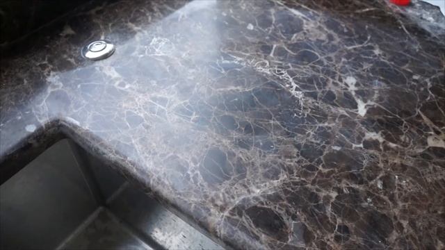 Реставрация мраморной столешницы.