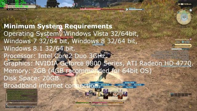 Final Fantasy XIV A Realm Reborn # Celeron G1840 ( GTX 750 Ti OC 2GB DDR5 ) смотреть онлайн
