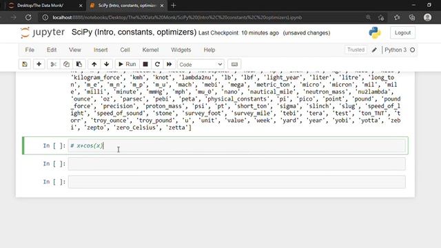 Introduction to Scipy in Python | Part 1 |Scipy Tutorial |Crack Data Science Interview|The Data Mon смотреть онлайн
