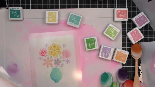 Stenciling & Glitter Hero Paste (Hero Arts Spring 2022 Catalog Release Card Showcase) смотреть онлайн