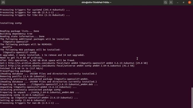 SSMTP Installation with Mail server Ubuntu #linux #ubuntu смотреть онлайн