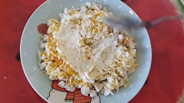 САЛАТ с ананасом и куриной грудкой! Быстро и Вкусно! смотреть онлайн