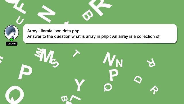Array : Iterate json data php смотреть онлайн