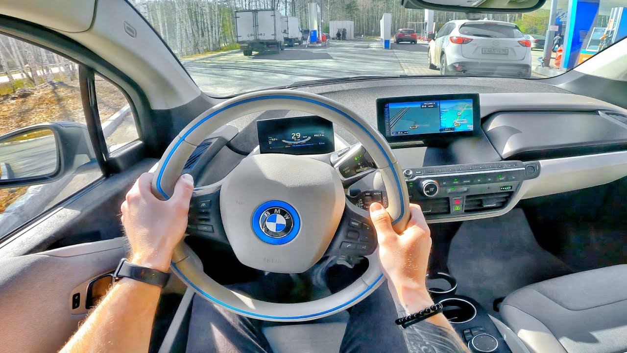 2015 BMW i3 (33 кВт*ч) - ТЕСТ-ДРАЙВ ОТ ПЕРВОГО ЛИЦА смотреть онлайн