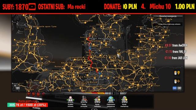 ⛽?KOMU W DROGĘ TEMU CZAS! EURO TRUCK SIMULATOR 2 PROMODS MP!!! ZAPRASZAM DO WSPÓLNEJ GRY! ?⛽ смотреть онлайн