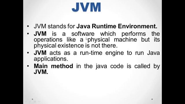 Introduction to JVM, JRE, JDK смотреть онлайн