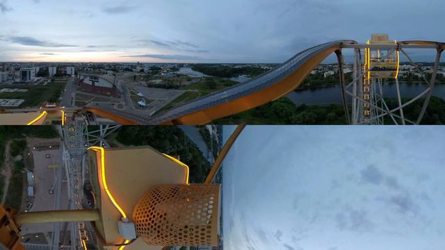 Russia, Yaroslavl' - Ferris Wheel. 360° VR Video. смотреть онлайн