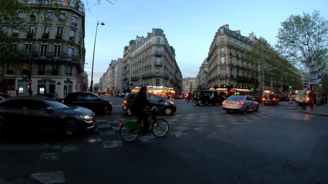 ⁴ᴷ ?? Paris Sunset Walk | Café-bars, Streets And People, 4K