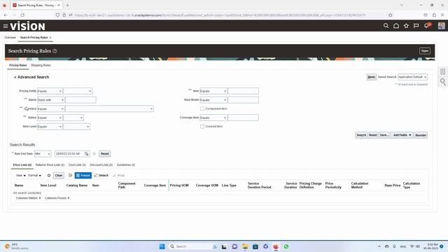 Oracle Fusion Order To Cash Cycle Part4 (Search Pricing Rules) смотреть онлайн
