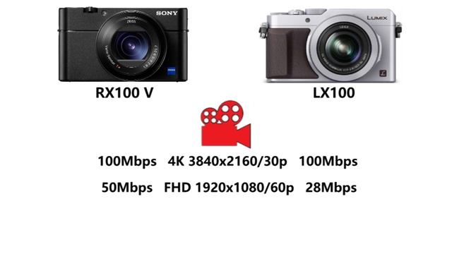 Sony RX100 V Vs Panasonic LUMIX LX100