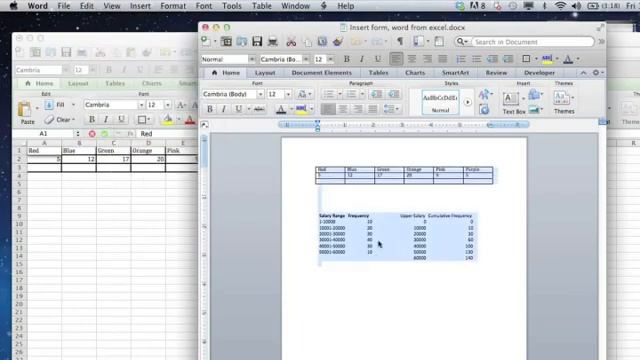 How to Import a Word Form Into an Excel Worksheet Format смотреть онлайн