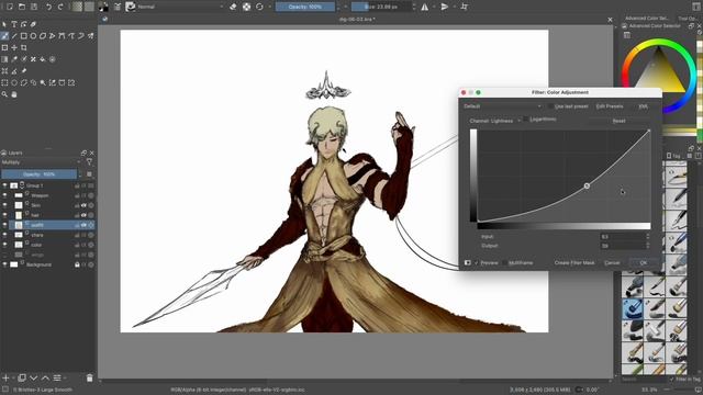 Angel of Gold - Speedpaint [Krita] смотреть онлайн