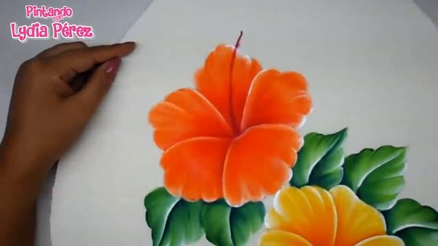 Pintura En Tela Como Pintar Flores Fácil / Hibiscos / How To Pait Hibiscus Flower смотреть онлайн