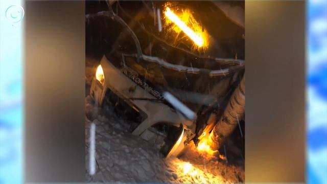 Автобус с новосибирскими туристами вылетел с трассы под Шерегешем смотреть онлайн