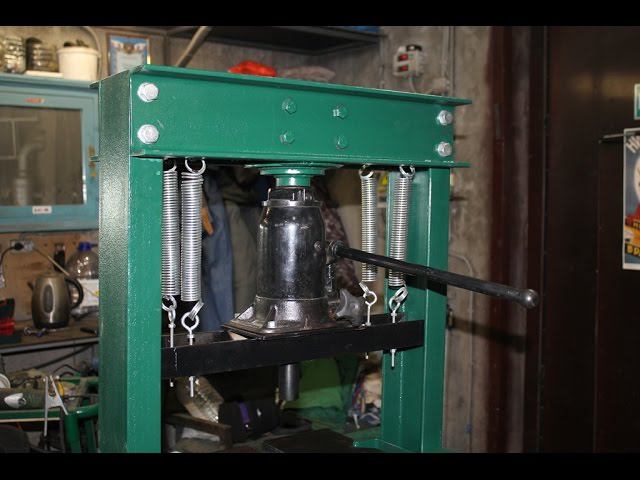 Пресс гидравлический своими руками. Продолжение. смотреть онлайн