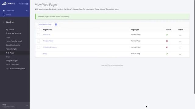Creating Content & Contact Pages | BigCommerce Tutorials смотреть онлайн