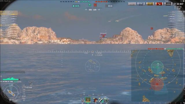 World of Warships -TFK Clan - Duke of York - 114k Dam,1.9 BXP,Confederate,FP,Dreadnought,Kraken смотреть онлайн