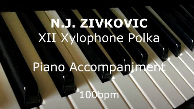 N.J. Zivkovic - XII Xylophone Polka PIANO ACCOMPANIMENT (My First Book for Xylophone and Marimba) смотреть онлайн