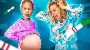 Я БЕРЕМЕННАЯ 24 ЧАСА ЧЕЛЛЕНДЖ // МАМА В ШОКЕ // EVA mash