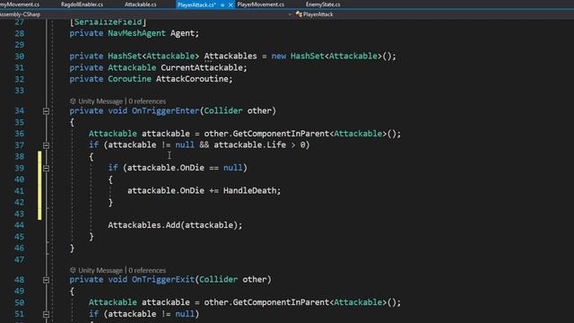 Ragdoll on Death NavMeshAgents | AI Series Part 39 | Unity Tutorial смотреть онлайн