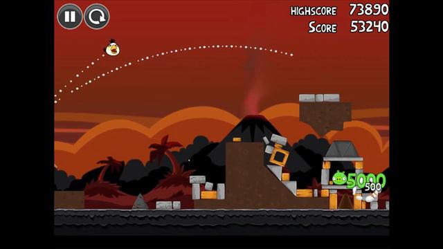Angry Birds Tyrkisk Peber Volcano (Full Gameplay) смотреть онлайн