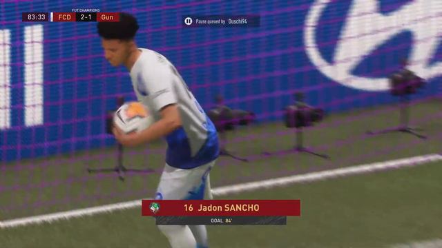 FIFA 21 What If Sancho Weird Scorpion Kick Goal