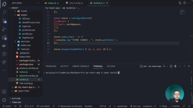 Tutorial React JS Bahasa Indonesia : 21.Redux Toolkit смотреть онлайн