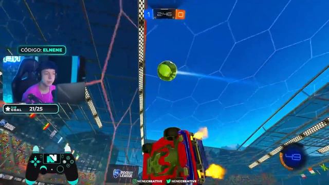 ASÍ DEBES DE JUGAR CON EL FENNEC ROCKET LEAGUE 🤓 смотреть онлайн