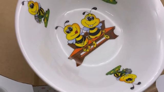 Детский набор посуды «Пчёлы», Добруш