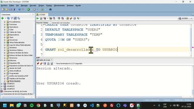 28. Gestión de Usuarios - ORACLE смотреть онлайн