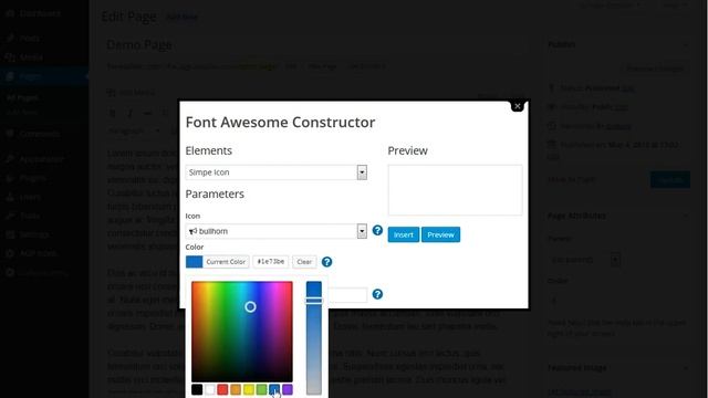 AGP Font Awesome Collection / How to use visual constructor смотреть онлайн