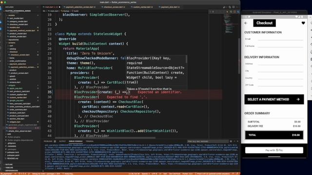 Flutter eCommerce App - Google Pay & Payment BloC - EP28 смотреть онлайн
