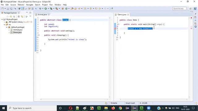 Java for Testers - Part 215 - abstract Classes and object creation смотреть онлайн