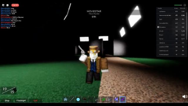 ROBLOX Midnight Horrors | Head Hunter Is The Star! (Moviestar)