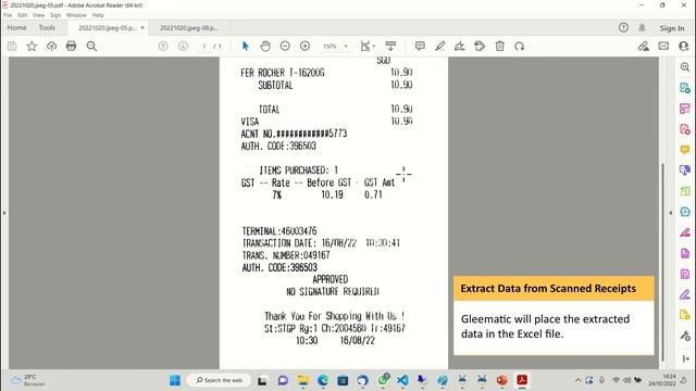 Automatically Extract Data from Scanned Receipts | Intelligent Document Processing | Powered by OCR смотреть онлайн