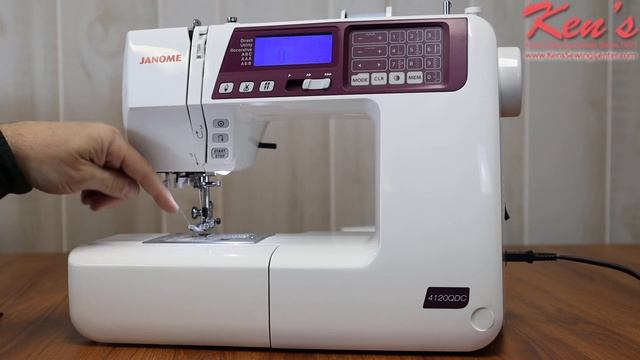 Janome 4120QDC-G Sewing Machine Overview by Ken's Sewing Center in Muscle Shoals, AL смотреть онлайн