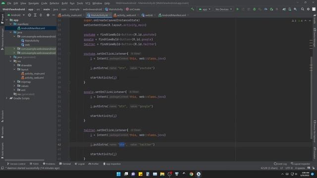 using WebView - Kotlin // Android Studio смотреть онлайн