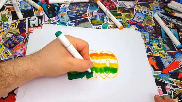 ГРАФФИТИ - BRO !!! КАК НАРИСОВАТЬ? !!! урок граффити graffiti logo Vlad A4 смотреть онлайн