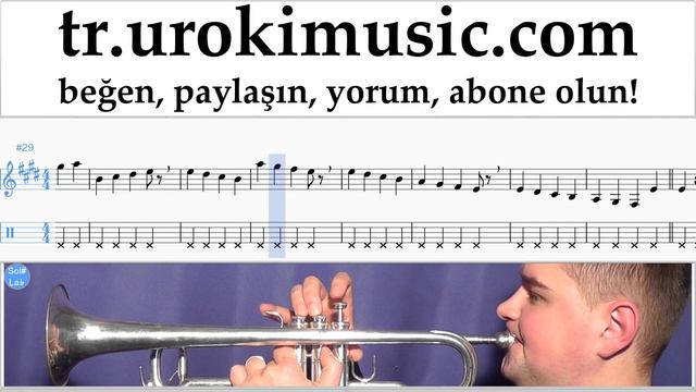 Trompet dersleri Shakira - Waka Waka Notalar Eğitim Bölüm#1 um-723 смотреть онлайн