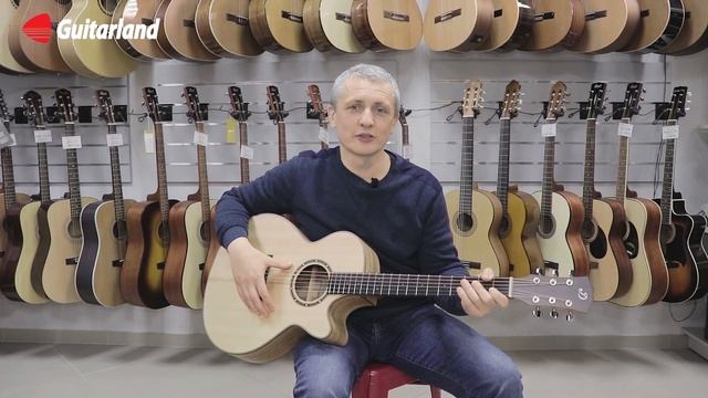 Акустическая гитара Dowina Marus GAC | Обзор инструмента смотреть онлайн