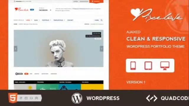 Pixelove - Clean & Responsive WordPress Theme + Download смотреть онлайн