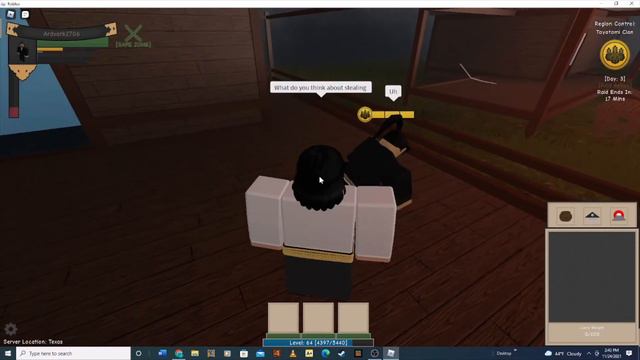 My interview with the daimyo of Toyotomi Clan ---- Land of the rising sun Roblox. смотреть онлайн