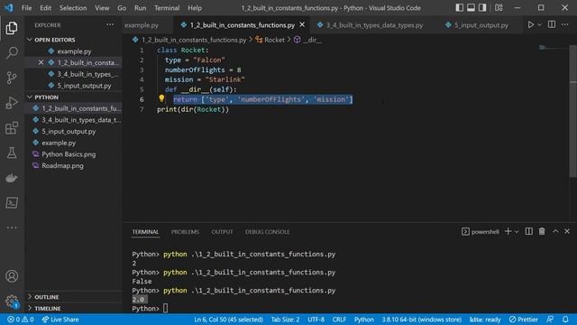 Learn Python - In-Depth Tutorial from Beginner to Advanced | Constants & Functions (Part 1) смотреть онлайн