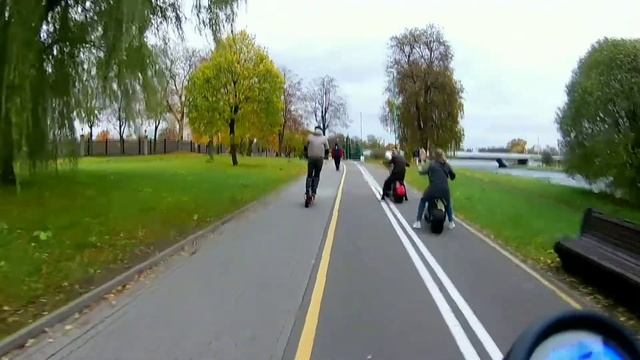 Покатушки на IBalance Bandit с неожиданным дрифтом #электросамокат #escooter #bandit #дрифт #минск