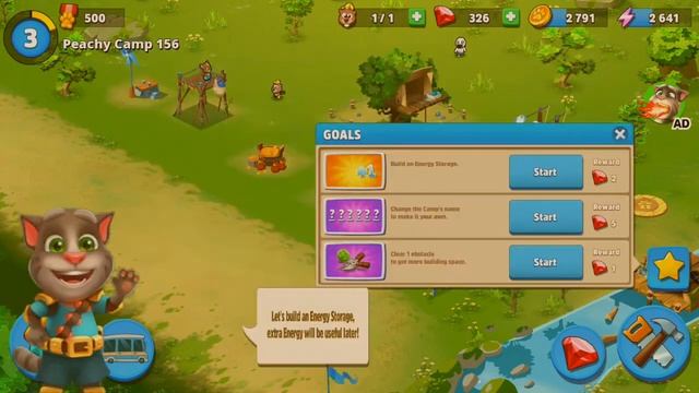 Talking Tom Camp Gameplay ( Android - IOS ) смотреть онлайн