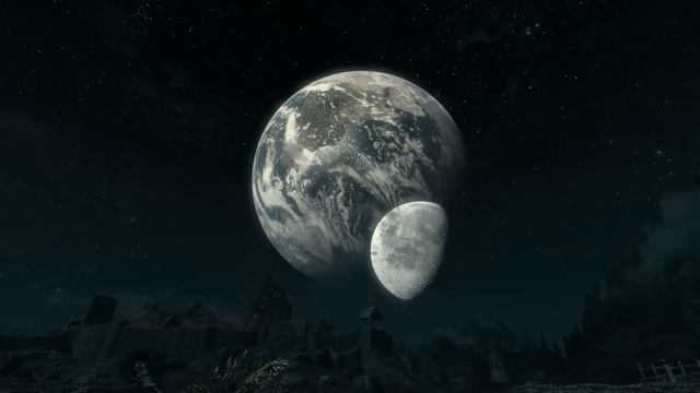 Skyrim- Beautiful Night Sky 3 смотреть онлайн