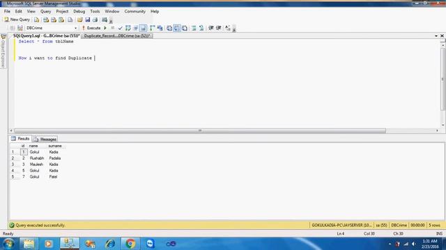 Delete Duplicate Record from Table SQL Query смотреть онлайн
