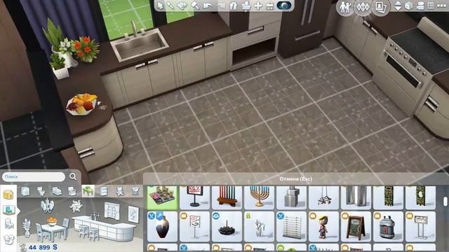 Строительство The Sims 4 || Эварис Эйкз #4 || Кухня и столовая смотреть онлайн
