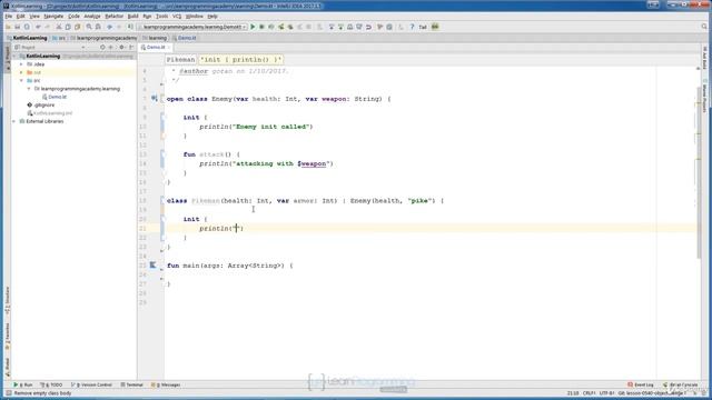 Inheritance in Kotlin - Kotlin Tutorial смотреть онлайн